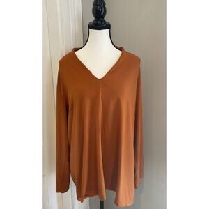 Liz Claiborne Orange Tunic Top Women’s Size XXL